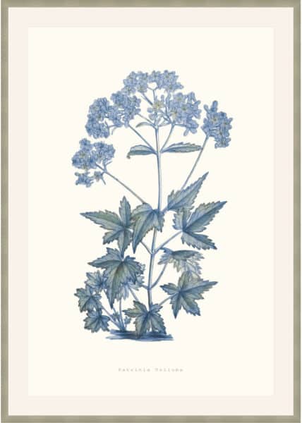 Bouquet Blue 6 Wall Art