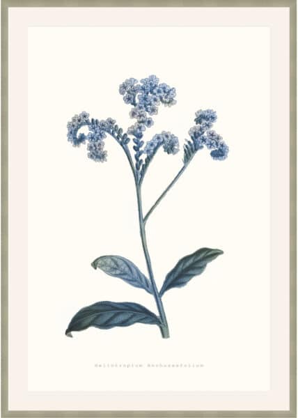 Bouquet Blue 4 Wall Art