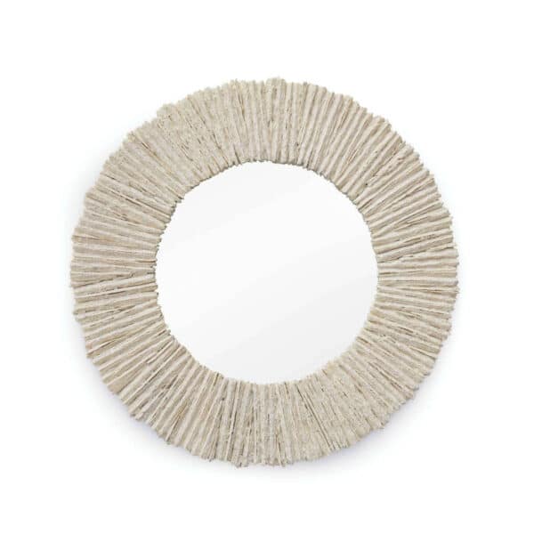Slate Round Mirror