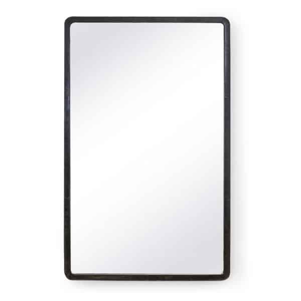Knox Leather Rectangle Mirror