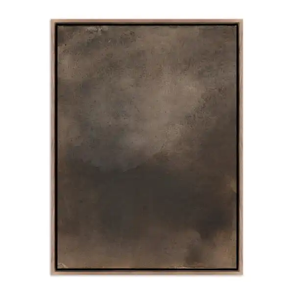 Impermanence by Molly Supplee - 36" x 48", Rustic Walnut Frame
