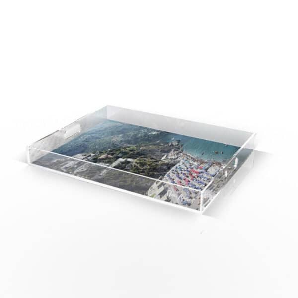 Beach in Positano Tray by Slim Aarons, Small