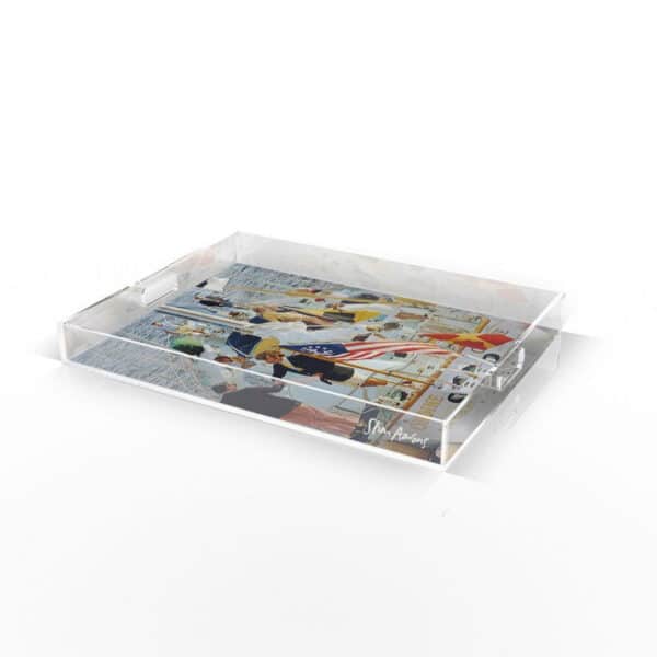 Party in Bermuda Tray by Slim Aarons, Small