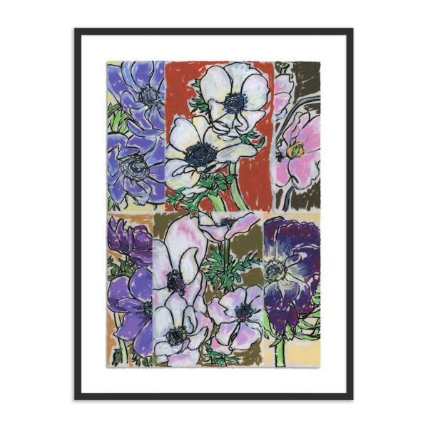 Anemone Collage 2 by Katie Chance, Small