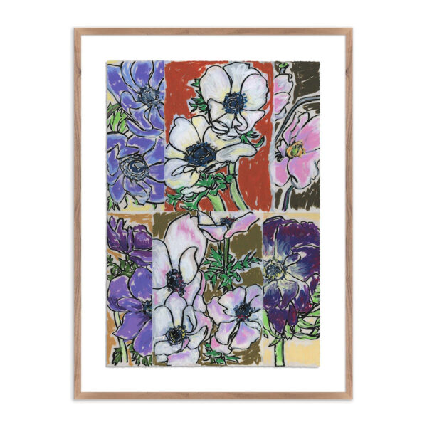 Anemone Collage 2 by Katie Chance, Small