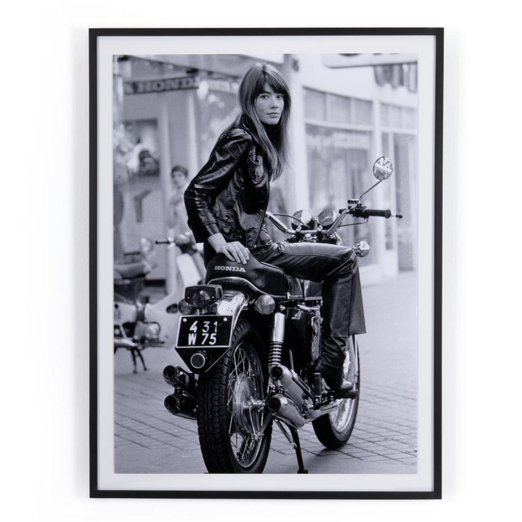 Francoise Hardy on Bike by Getty Images