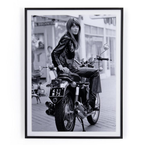 Francoise Hardy on Bike by Getty Images