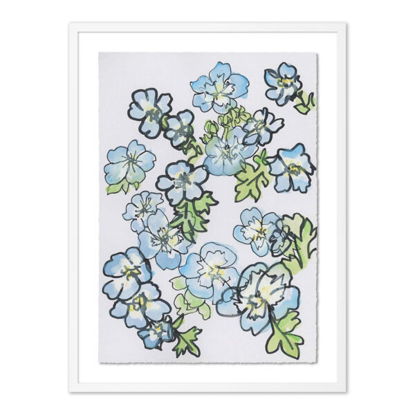 Gathered Baby Blue Eyes by Katie Chance, Large