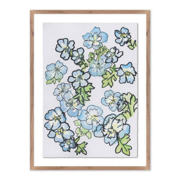 Gathered Baby Blue Eyes by Katie Chance, Medium