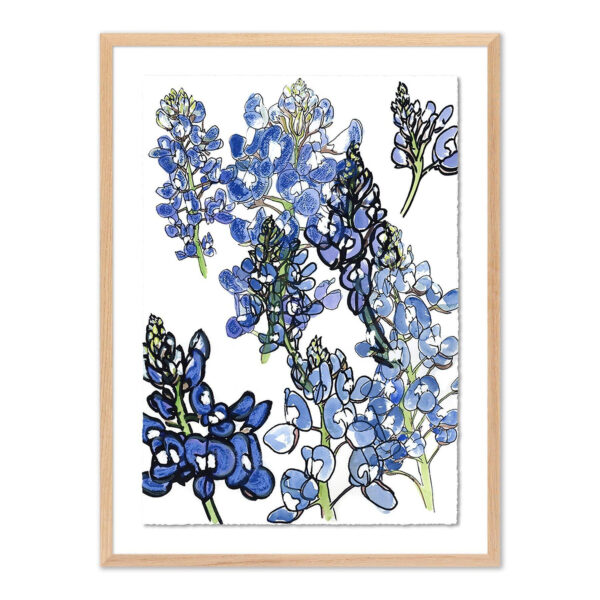Gathered Bluebonnet by Katie Chance, Extra Large