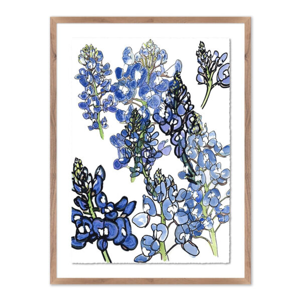 Gathered Bluebonnet by Katie Chance, Small