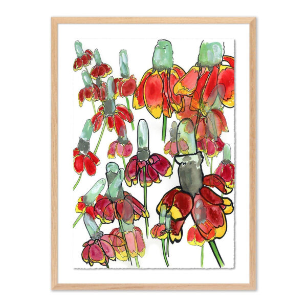 Gathered Mexican Hats by Katie Chance, Small