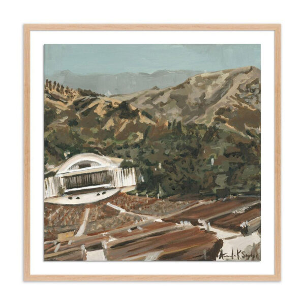 Hollywood Bowl, Cal 1970 by Amanda Snyder, Medium
