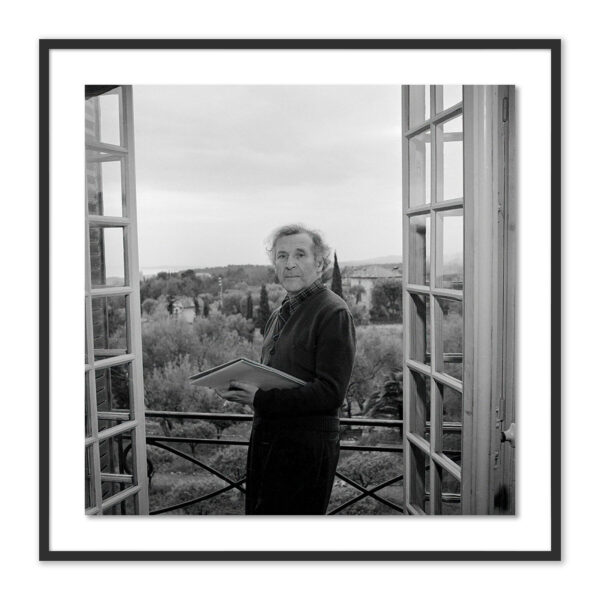 Marc Chagall Posing on His Terrace by Getty Images