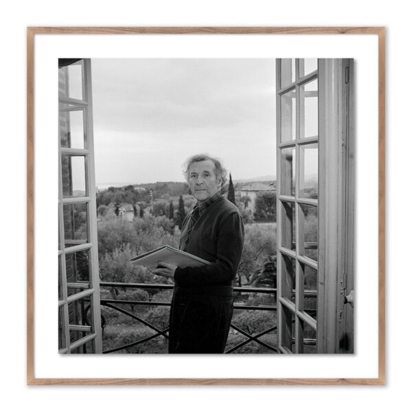 Marc Chagall Posing on His Terrace by Getty Images