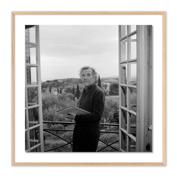 Marc Chagall Posing on His Terrace by Getty Images