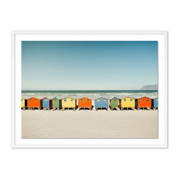 Muizenberg Huts by Coy Aune