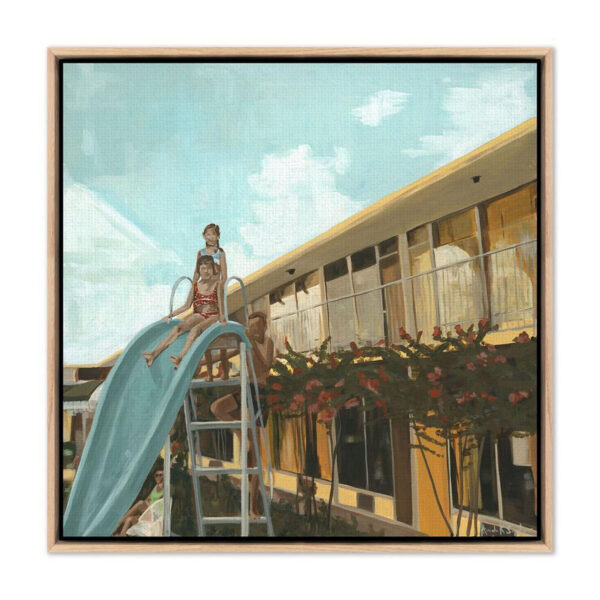 Texas Pool, Aug. 1970 by Amanda Snyder, Medium