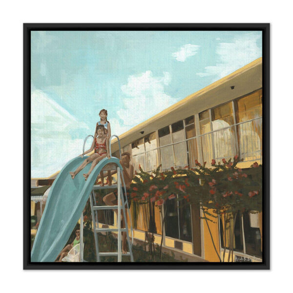 Texas Pool, Aug. 1970 by Amanda Snyder, Small