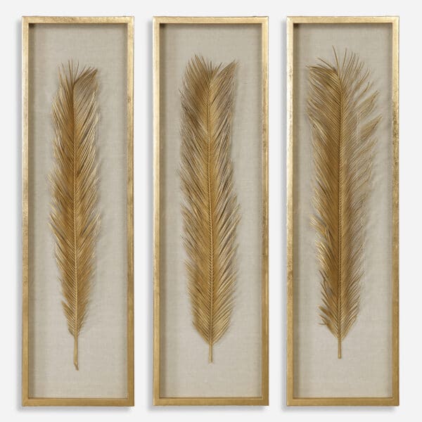 Palma Shadow Boxes, Set of 3