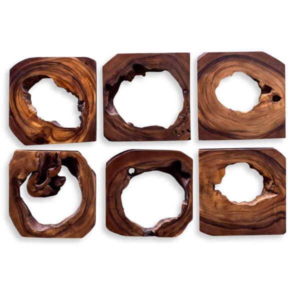 Adlai Wood Wall Art, Set of 6