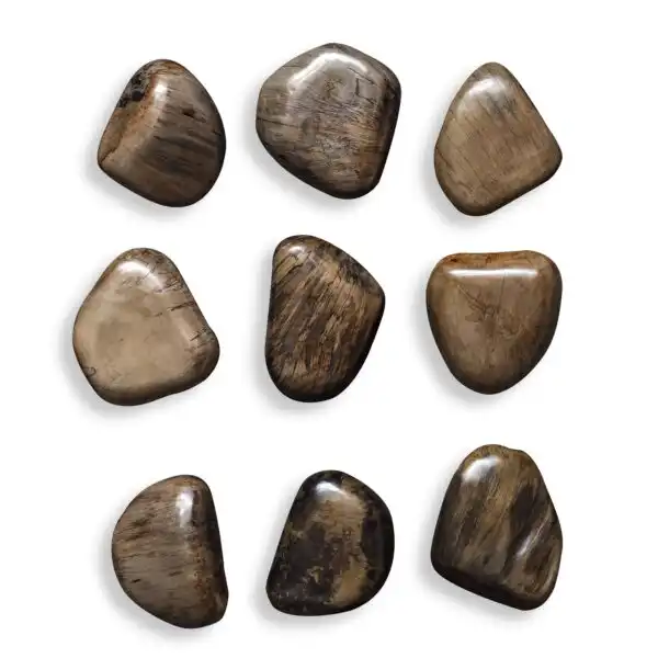 Pebbles Wood Wall Decor, Set of 9