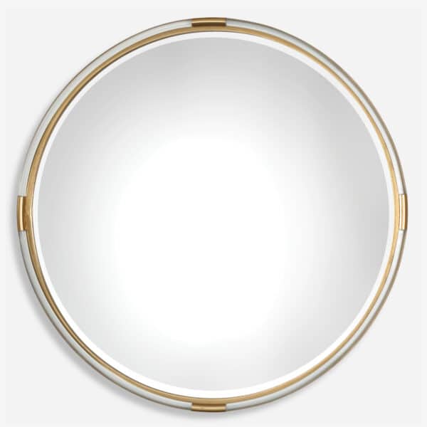 Mackai Mirror - Round, Gold