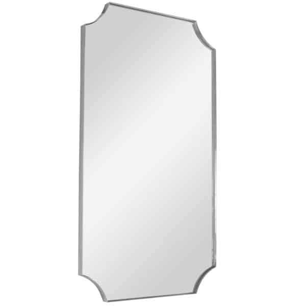 Lennox Mirror - Nickel, 22x40"