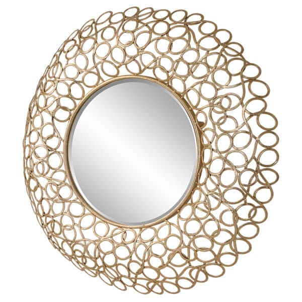 Swirl Round Mirror