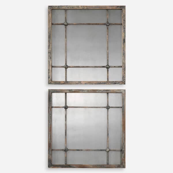 Saragano Square Mirrors, Set of 2