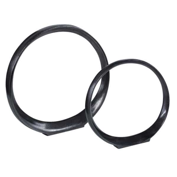 Orbits Ring Sculptures, Set of 2