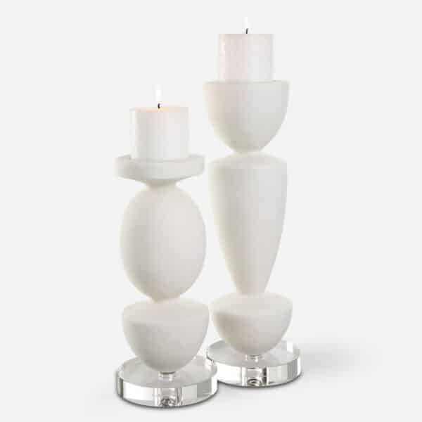 Lido Candle Holders, Set of 2