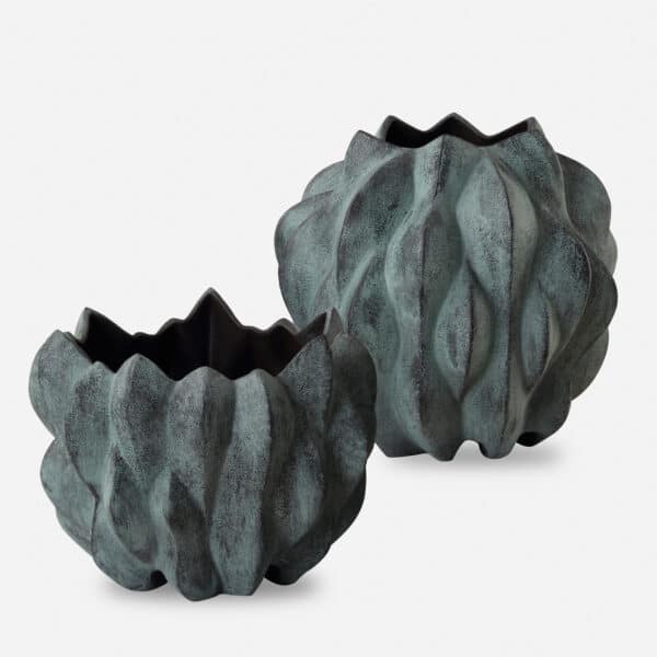 Verdant Bronze, Vases, Set of 2