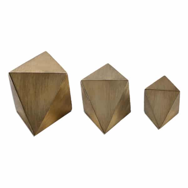 Rhombus Sculptures, Set of 3