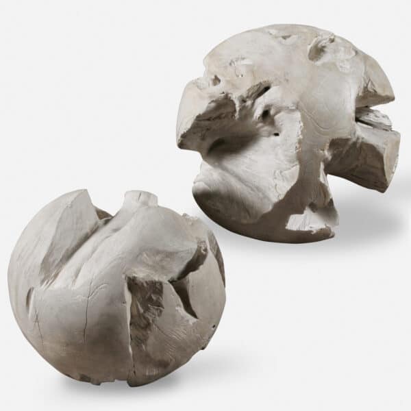 Ermanno Teak Balls, Set of 2