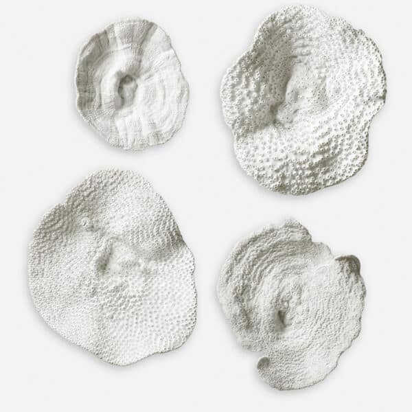 Sea Coral Wall Decor, Set of 4