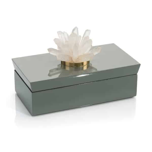 Grey Box with Quartz