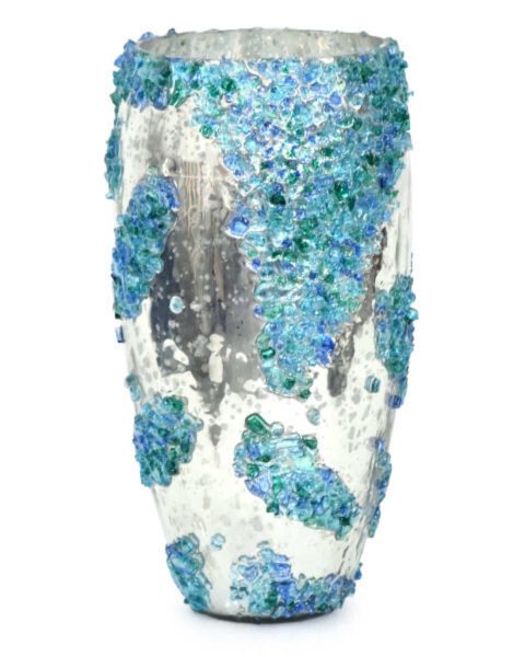 Sea Glass Mirror Vase I