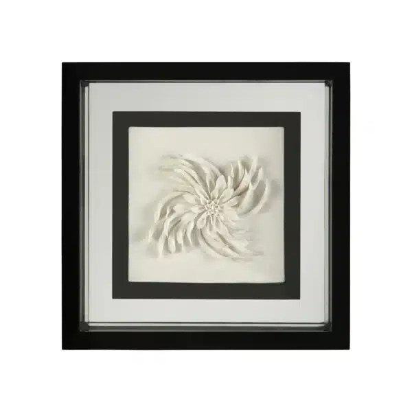Black/White Porcelain Flower