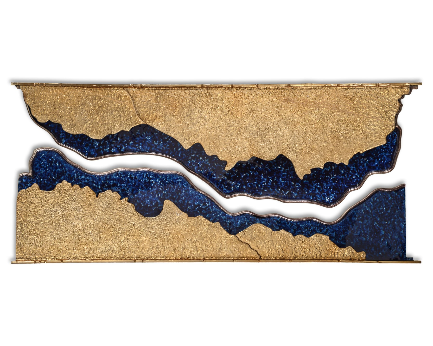 Sand and Sea Wall Sculpture, Set of 2