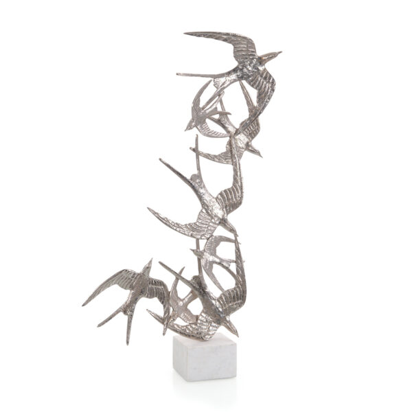 Swallows in Flight Sculpture