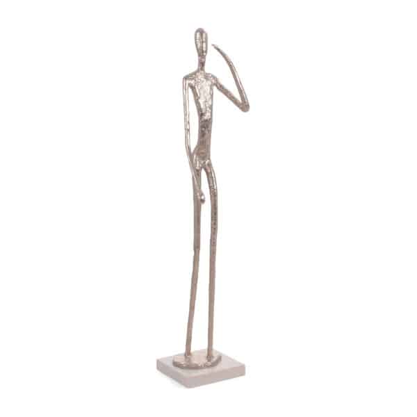 Nickel Figure One Sculpture