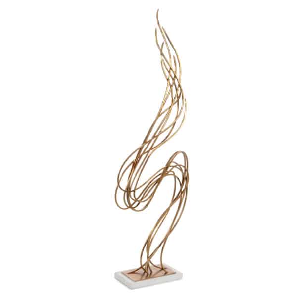 Windswept Brass Sculpture