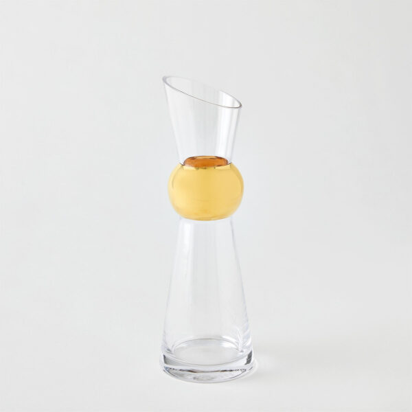 Small Metallic Orb Carafe