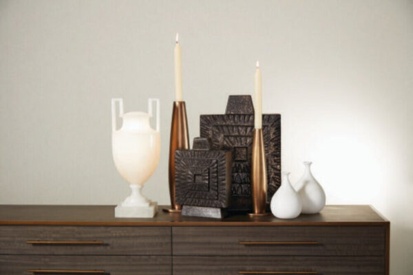 Alabaster Teardrop Vase