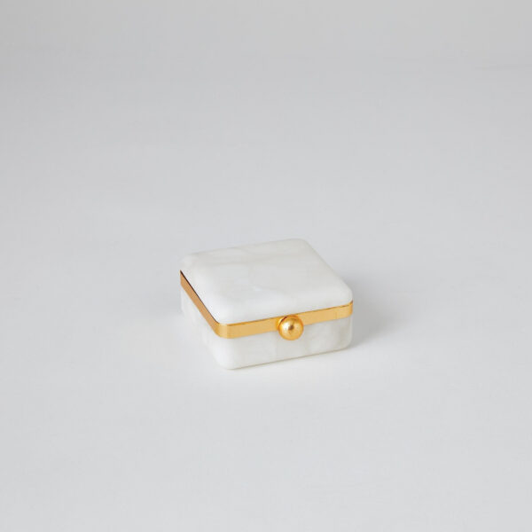 Gold Band Small Swivel Box
