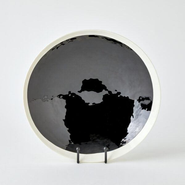 Ebony & Ivory Charger