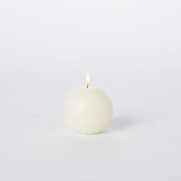 Unscented Ball Candle