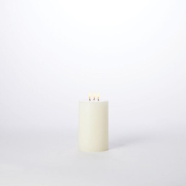 Unscented Three Wick Pillar Candle