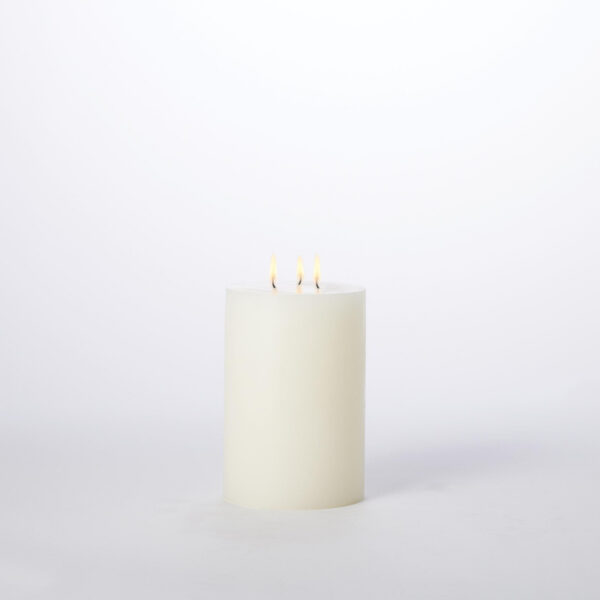 Unscented Three Wick Pillar Candle